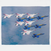 COUVERTURE POLAIRE SALUTE DES ÉQUIPES DÉMOCRATIQUES AMÉRICAINES ! (Devant (Horizontal))