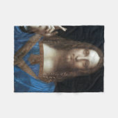 Couverture Polaire Salvator Mundi, Jésus Christ, Léonard de Vinci (Devant (Horizontal))