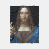 Couverture Polaire Salvator Mundi, Jésus Christ, Léonard de Vinci (Devant)