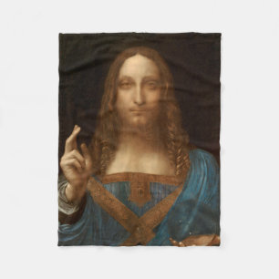 Couverture Polaire Salvator Mundi (Sauveur du Monde) (da Vinci)
