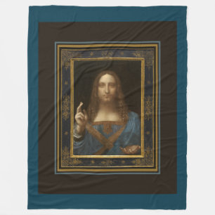 Couverture Polaire Salvator Mundi v. 1500 Léonard de Vinci Beaux-Arts