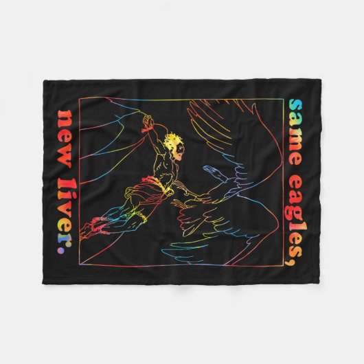 Couverture Polaire Same Eagles New Liver Funny Apparel  (Devant (Horizontal))