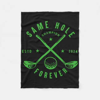 Couverture Polaire Same Hole Forever Golf Enterrement de Bachelor Gar