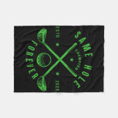 Couverture Polaire Same Hole Forever Golf Enterrement de Garçon Bache (Devant (Horizontal))