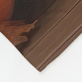 Couverture Polaire Samoyed Chiot Automne Citrouille de plaisir (Coin)