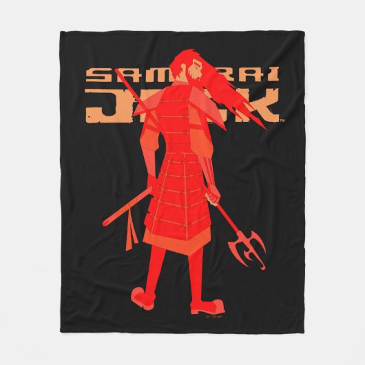 Couverture Polaire Samurai Jack Red Warrior Graphic (Devant)