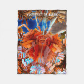 Couverture Polaire Samurai numérique (Devant)