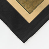 Couverture Polaire Samurai Raccoon Ronin Riding Boar Japanese Forest  (Coin)