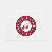 Couverture Polaire San Diego Californie (Devant (Horizontal))
