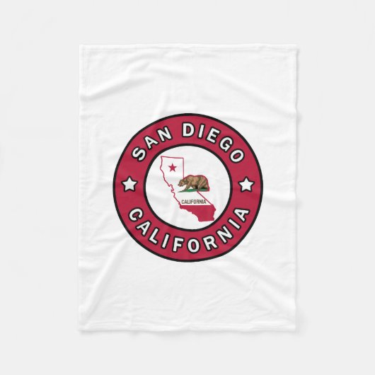 Couverture Polaire San Diego Californie (Devant)