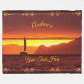 Couverture Polaire San Francisco Sunset 1124 (Devant (Horizontal))