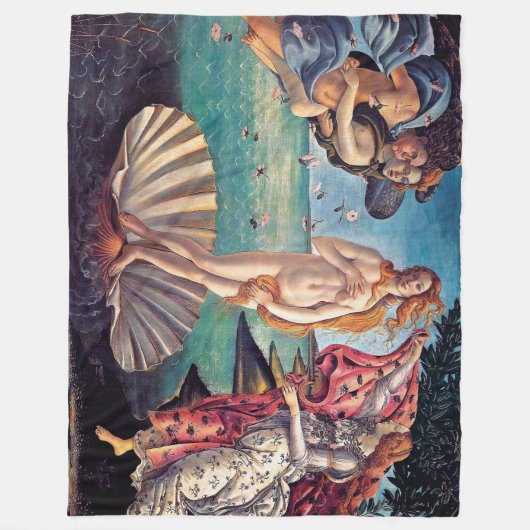 Couverture Polaire Sandro Botticelli - La Naissance de Vénus - Beaux- (Devant)
