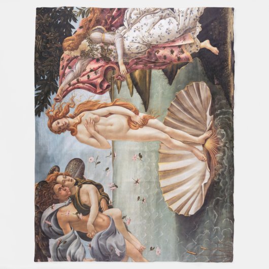 Couverture Polaire Sandro Botticelli - Naissance de Vénus (Devant)