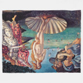 Couverture Polaire Sandro Botticelli - Naissance de Vénus - Beaux-Art (Devant (Horizontal))