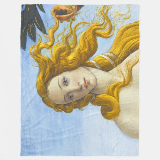 Couverture Polaire Sandro Botticelli - Naissance de Vénus Gros plan (Devant)