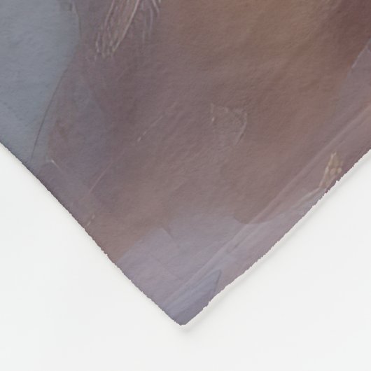 Couverture Polaire Sandy Australian Shepherd Dog on Beach Sunset (Coin)