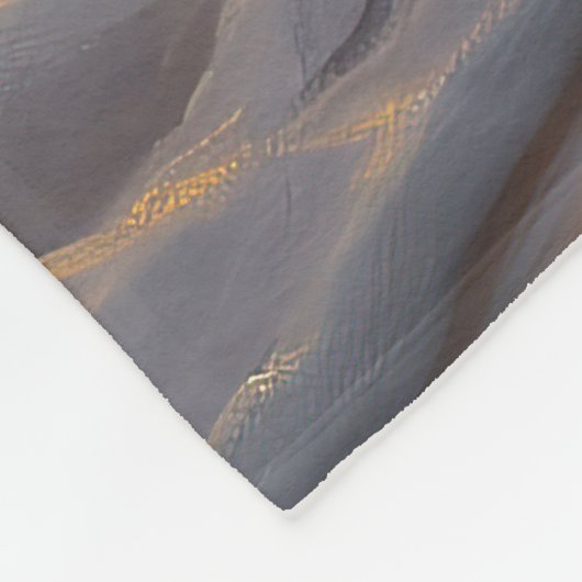 Couverture Polaire Sandy Paws Australian Cattle Dog on Beach Sunset (Coin)