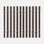 Couverture Polaire Sangles en cuir noir (Devant (Horizontal))