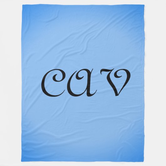 Couverture Polaire Sangria Cornflower Blue (Devant)