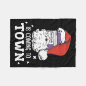 Couverture Polaire Sani-cloth Is Coming To Town Funny Nurse Nursing C (Devant (Horizontal))