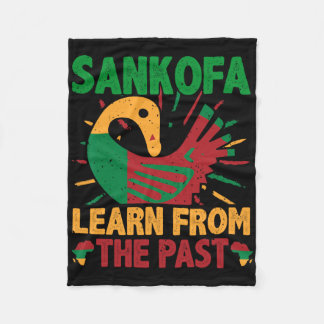 Couverture Polaire Sankofa Symbol And Adinkra Ghana For Black History