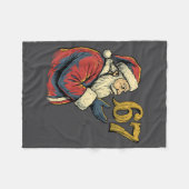 Couverture Polaire Santa 67 Number Funny Christmas Meme Se  (Devant (Horizontal))