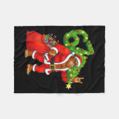 Couverture Polaire Santa Bigfoot 67 Meme Funny Six Seven Christmas Ho (Devant (Horizontal))