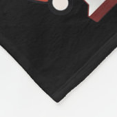 Couverture Polaire Santa Bigfoot Christmas Lights Funny Sasquatch Bel (Coin)