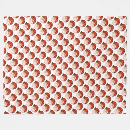 Couverture Polaire Santa Claus (Devant (Horizontal))