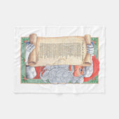 Couverture Polaire Santa Claus (Devant (Horizontal))