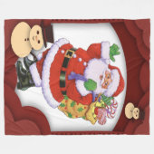 Couverture Polaire Santa Claus (Devant (Horizontal))