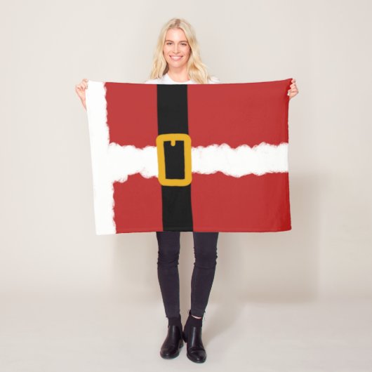 Couverture Polaire Santa Claus (En situation)