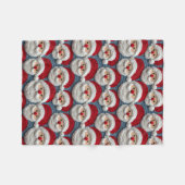 Couverture Polaire Santa Claus crochet motif (Devant (Horizontal))