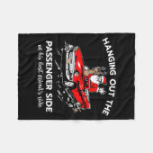 Couverture Polaire Santa Claus Hanging Out The Penger Side (Devant (Horizontal))