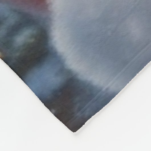 Couverture Polaire Santa Clause Joyeux Noël Bonne année (Coin)