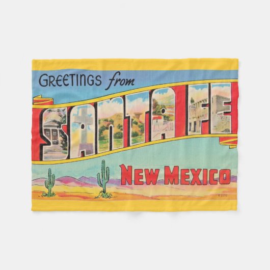 Couverture Polaire Santa Fe Vintage (Devant (Horizontal))