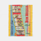 Couverture Polaire Santa Fe Vintage (Devant)