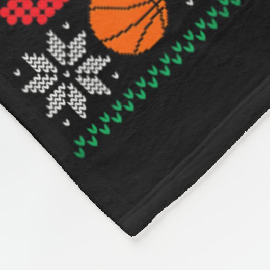 Couverture Polaire Santa Playing Sketll Ugly Christmas Sweater Swishm (Coin)