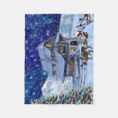 Couverture Polaire Santa Rudolph Elf with Sled (Devant)