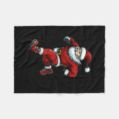 Couverture Polaire Santa Running Cross Country Xc Runner Christmas Xm (Devant (Horizontal))