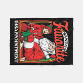 Couverture Polaire Santas Favorite Disapintment Funny Sarcastic Chris (Devant (Horizontal))
