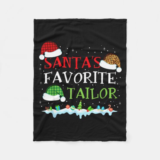 Couverture Polaire Santa's Favorite Tailor Fun Christmas Alterations  (Devant)