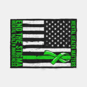 Couverture Polaire Santé mentale Sensibilisation à la santé mentale M (Devant (Horizontal))