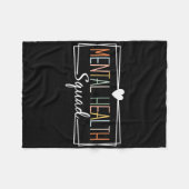 Couverture Polaire Santé mentale Squad Maladie cérébrale Maladie ment (Devant (Horizontal))