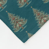 Couverture Polaire Sapin de Noël. Mignon. (Coin)