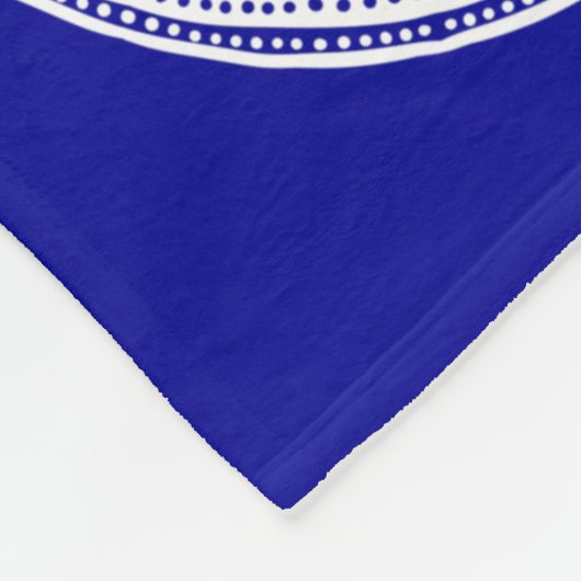 Couverture Polaire Sapphire Mandala (Coin)