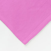 Couverture Polaire Sapphire pink colour (Coin)