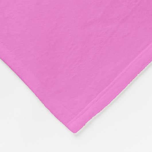 Couverture Polaire Sapphire pink colour (Coin)