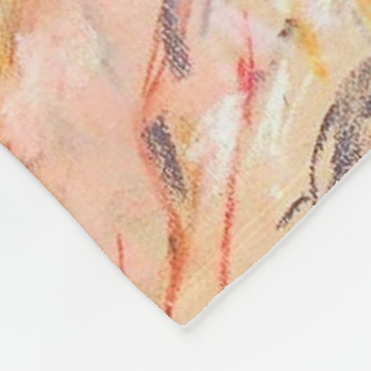 Couverture Polaire Sara avec son chien, Cassatt (Coin)