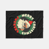 Couverture Polaire Sarcastic Christmas Merry Xmas Forer Funny Santa H (Devant (Horizontal))